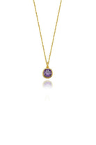 Linya Jewellery-Cosmic Zincirli Burç Kolye Mor-Kolye-1-roqelvaxirum.shop