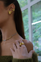 Linya Jewellery-Dery Çift Renk Damla Kolye Choker-Kolye-5-roqelvaxirum.shop