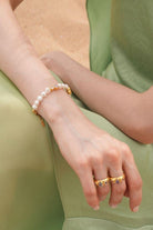 Linya Jewellery-Diana Beyaz Taşlı İnci Bileklik-Bileklik-2-roqelvaxirum.shop