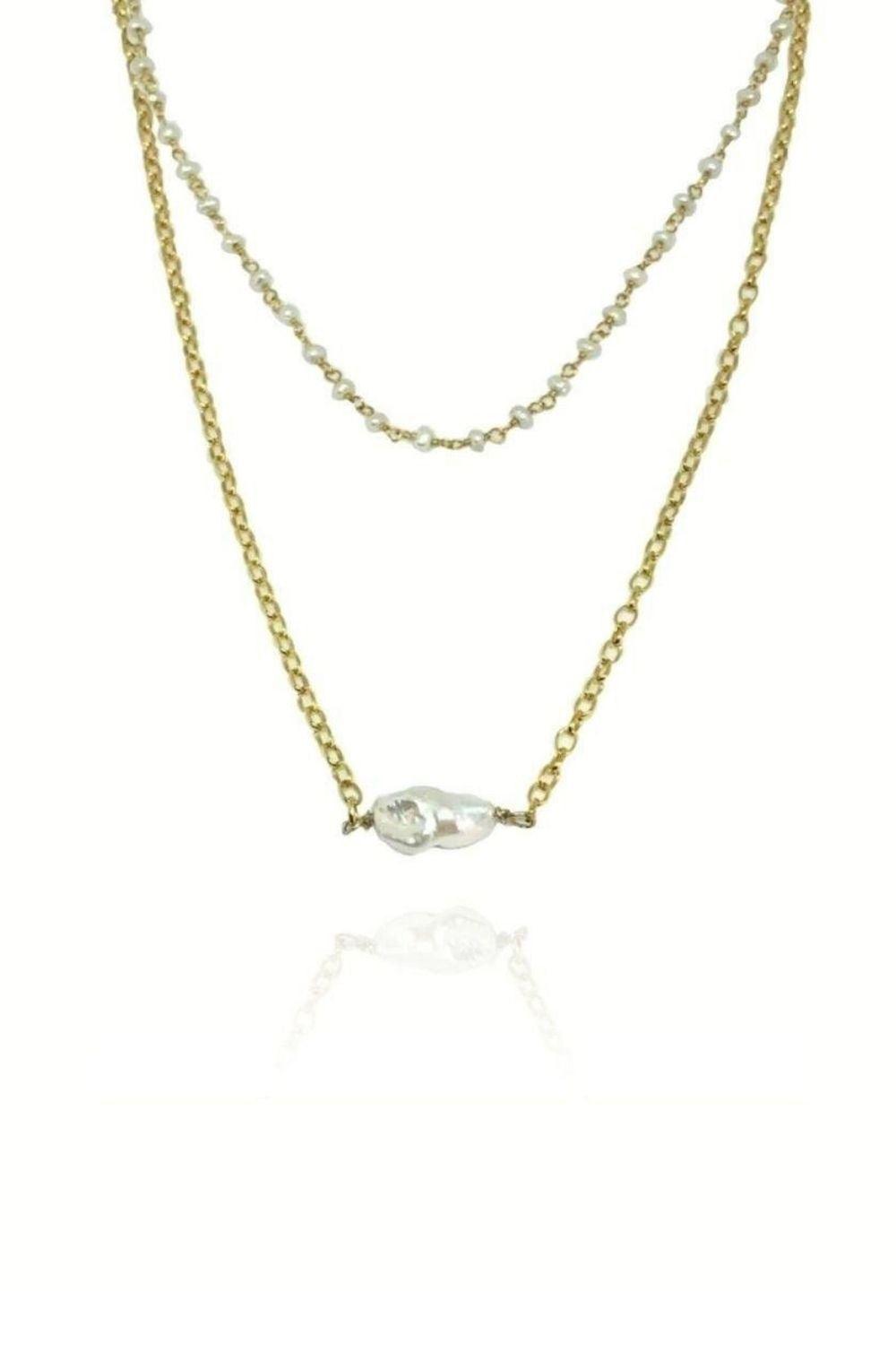 Linya Jewellery-Doby Çift Zincirli Kolye-Kolye-1-roqelvaxirum.shop