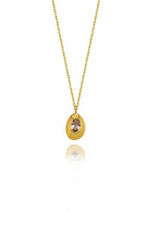 Linya Jewellery-Ella Pembe Taşlı Oval Kolye-Kolye-1-roqelvaxirum.shop