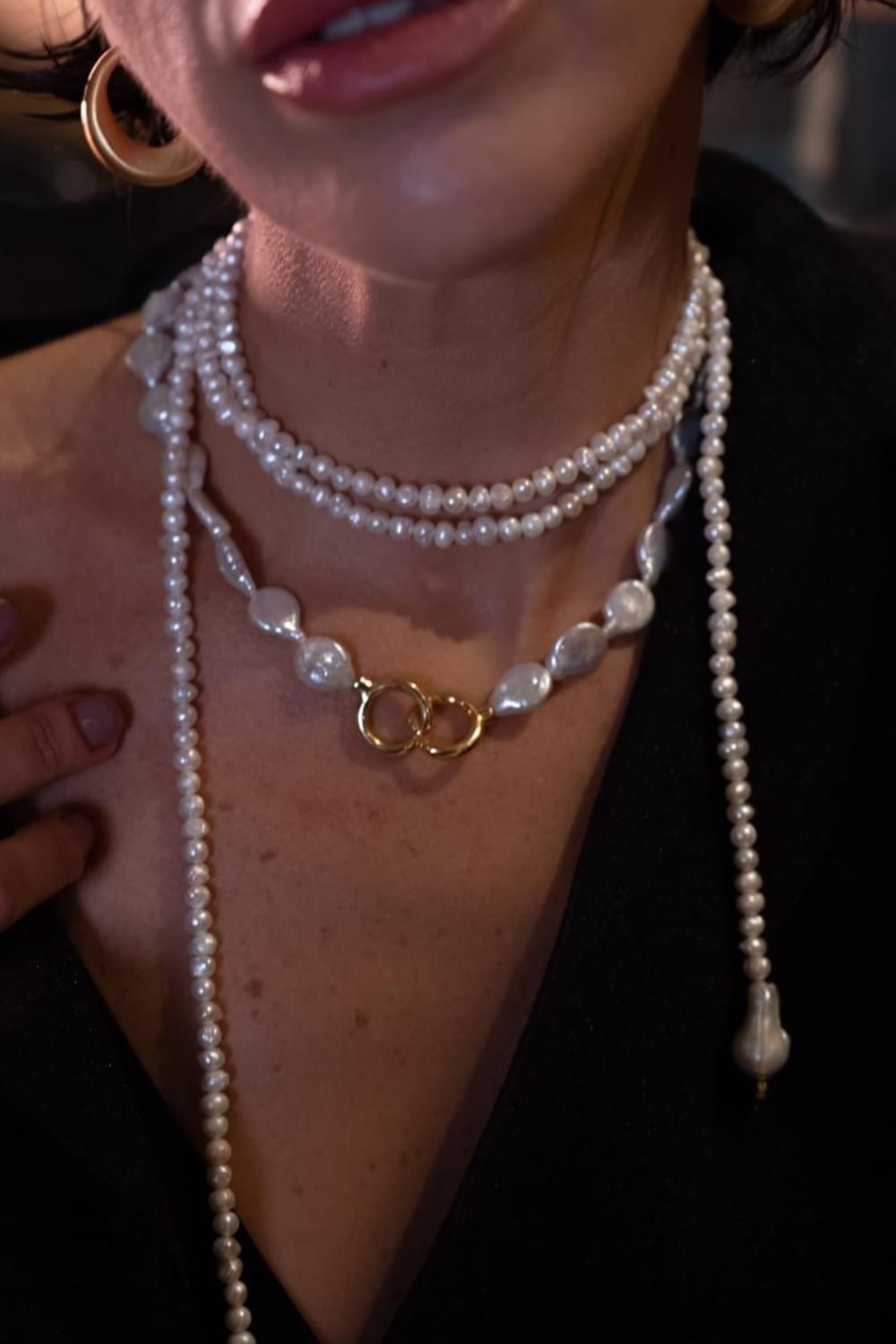 Linya Jewellery-Hely Kilitli İnci Kolye-Kolye-2-roqelvaxirum.shop