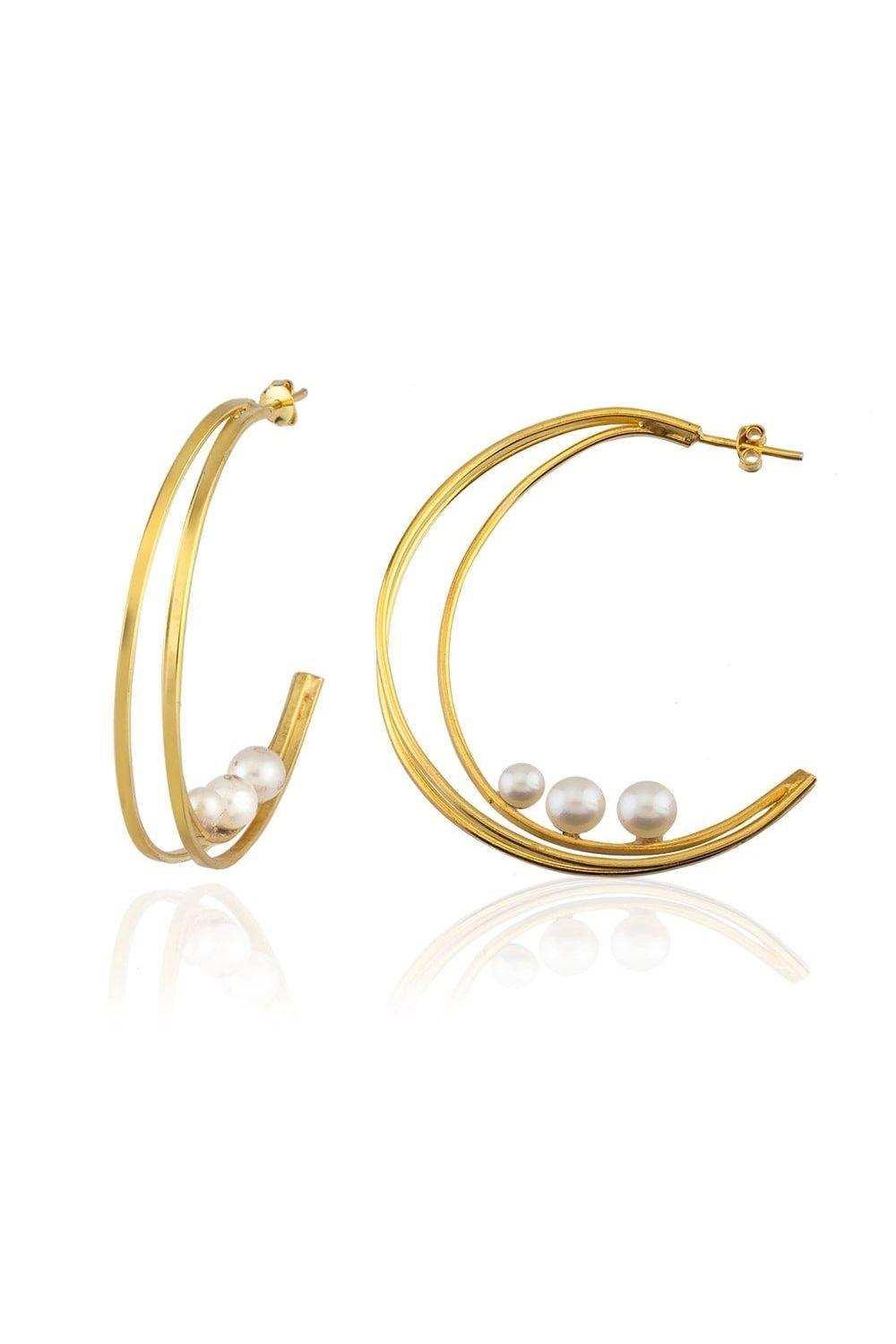 Linya Jewellery-İçi İncili Halka Küpe-Küpe-1-roqelvaxirum.shop
