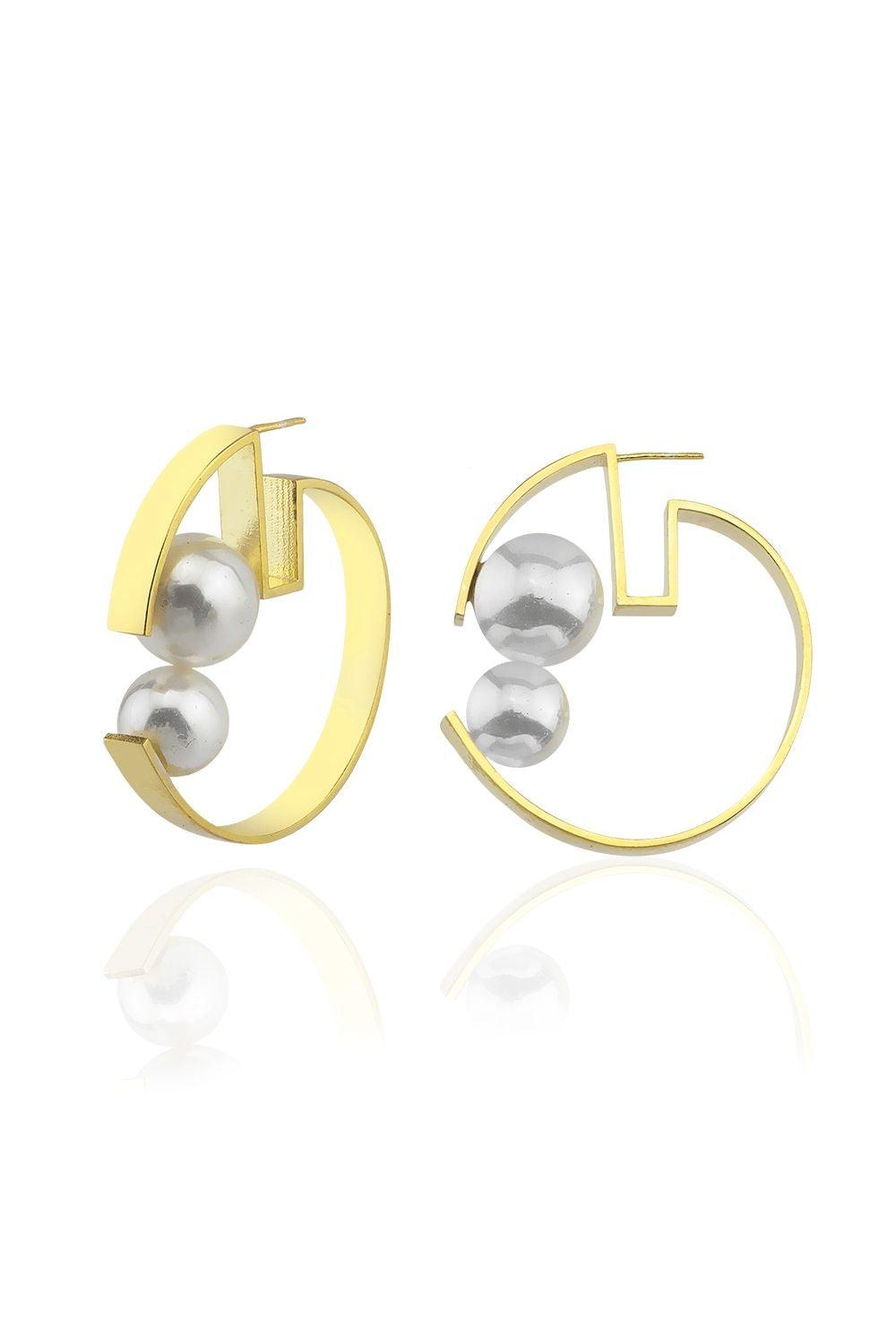 Linya Jewellery-İncili Mimari Küpe-Küpe-1-roqelvaxirum.shop