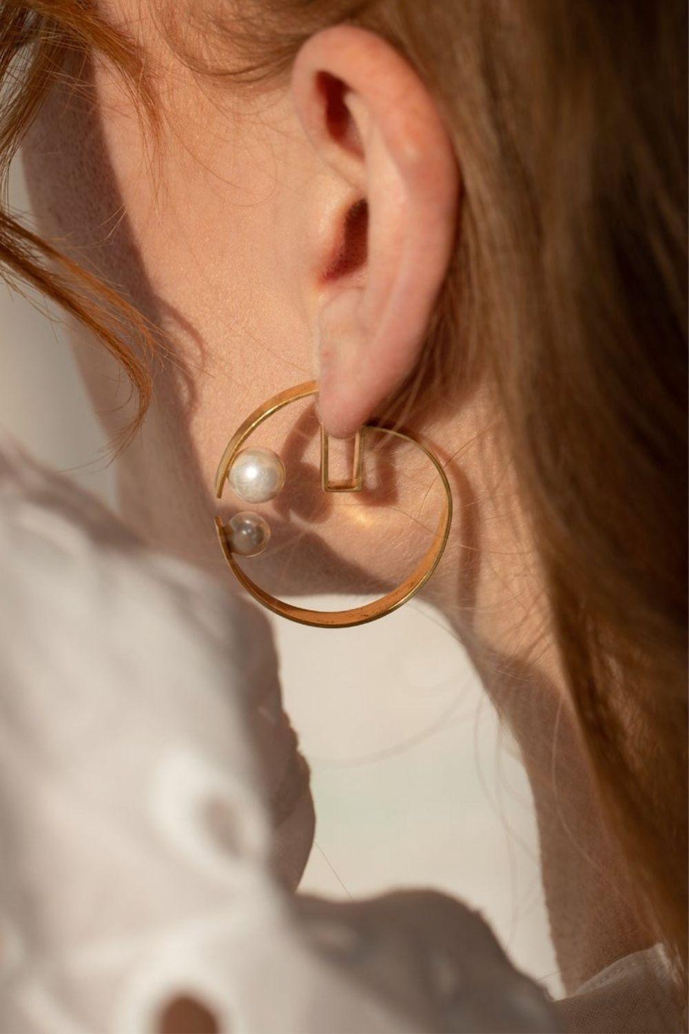 Linya Jewellery-İncili Mimari Küpe-Küpe-3-roqelvaxirum.shop