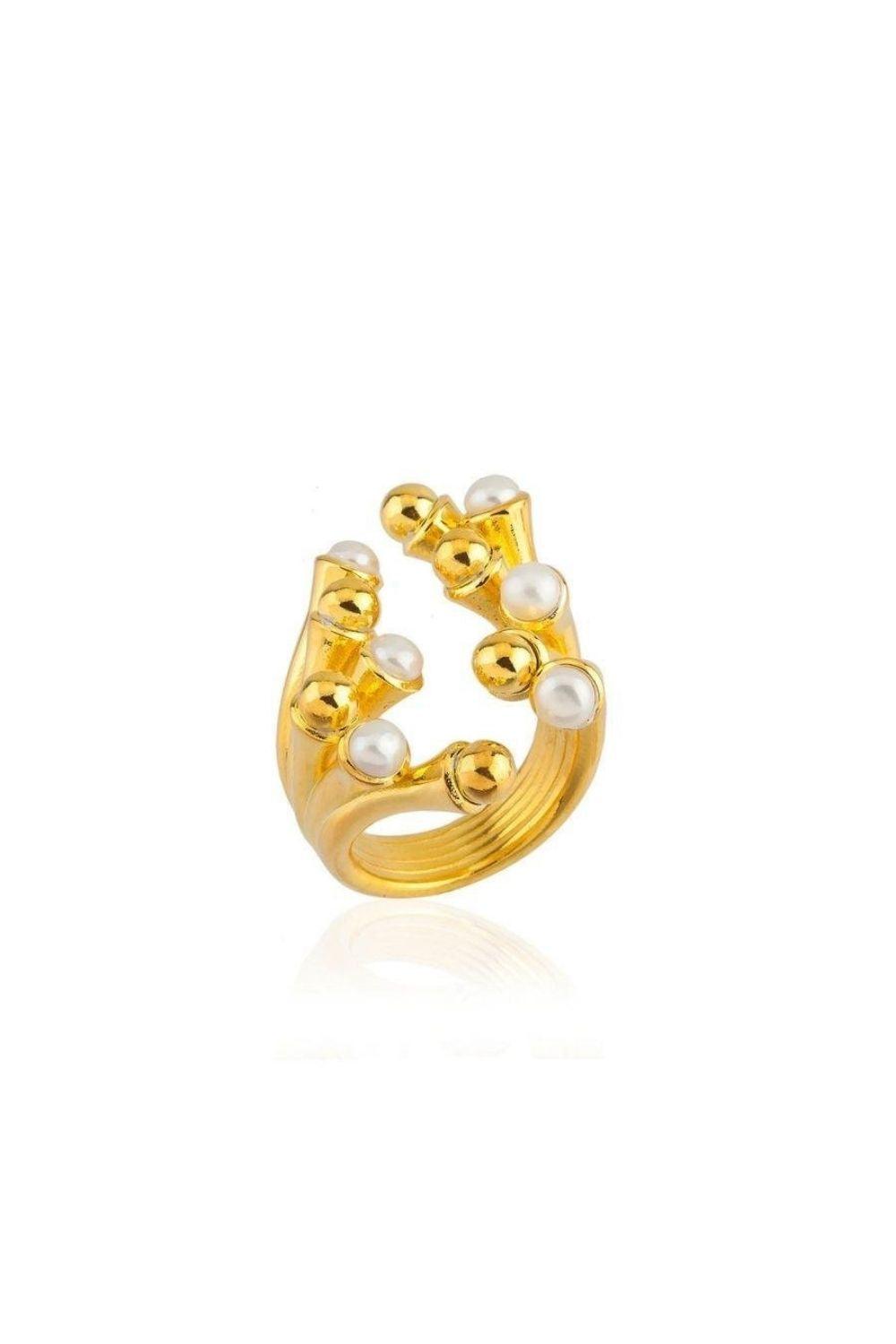 Linya Jewellery-Kafes İncili Yüzük-Yüzük-1-roqelvaxirum.shop