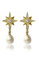 Linya Jewellery-Kutup Yıldızı İncili Küpe-Küpe-1-roqelvaxirum.shop