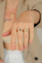 Linya Jewellery-Lacivert Taşlı Bom Yüzük-Yüzük-3-roqelvaxirum.shop