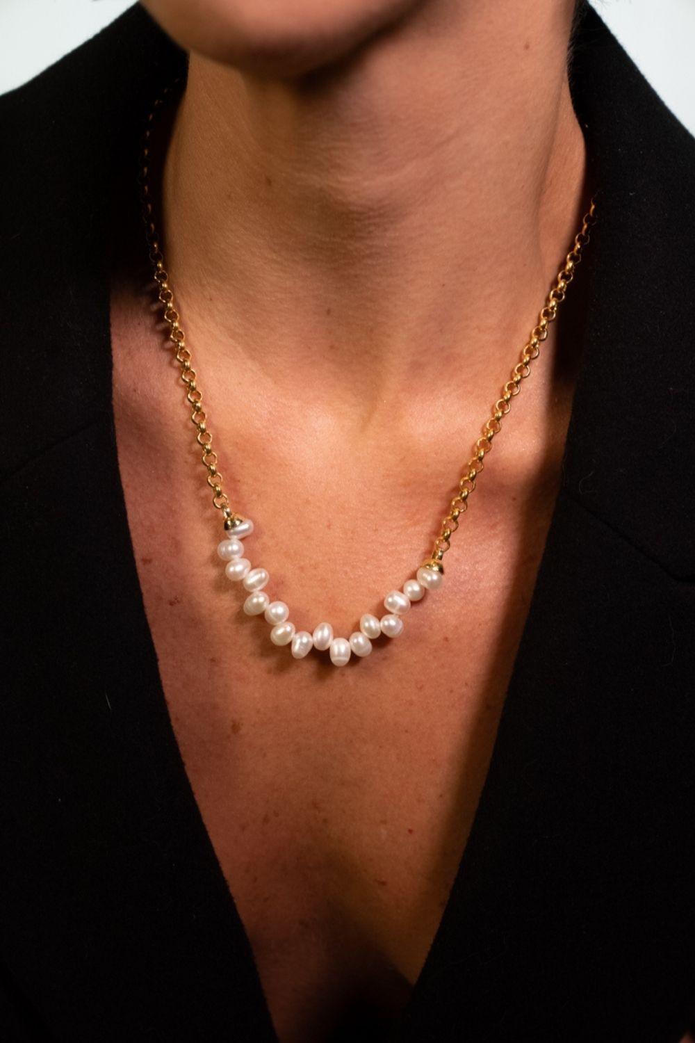 Linya Jewellery-Lely Zincir İnci Kolye-Kolye-2-roqelvaxirum.shop