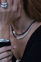 Linya Jewellery-Maori Siyah Beyaz İnci Kolye-Kolye-3-roqelvaxirum.shop