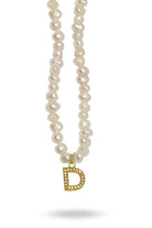 Linya Jewellery-Mono D Harfli İnci Kolye-Kolye-1-roqelvaxirum.shop