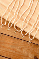 Linya Jewellery-Mono H Harfli İnci Kolye-Kolye-2-roqelvaxirum.shop