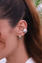Linya Jewellery-Morf Mini Halka Küpe Gümüş-Küpe-2-roqelvaxirum.shop