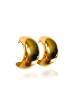 Linya Jewellery-Pety Yarım Yuvarlak Gold Halka Küpe-Küpe-1-roqelvaxirum.shop