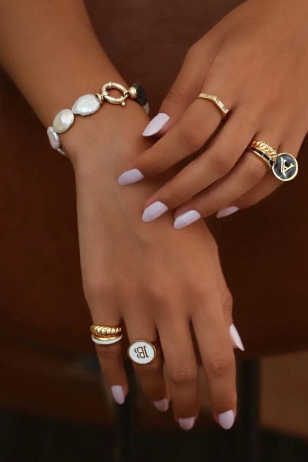 Linya Jewellery-Rosa Beyaz Mineli Yüzük Gold-Yüzük-2-roqelvaxirum.shop