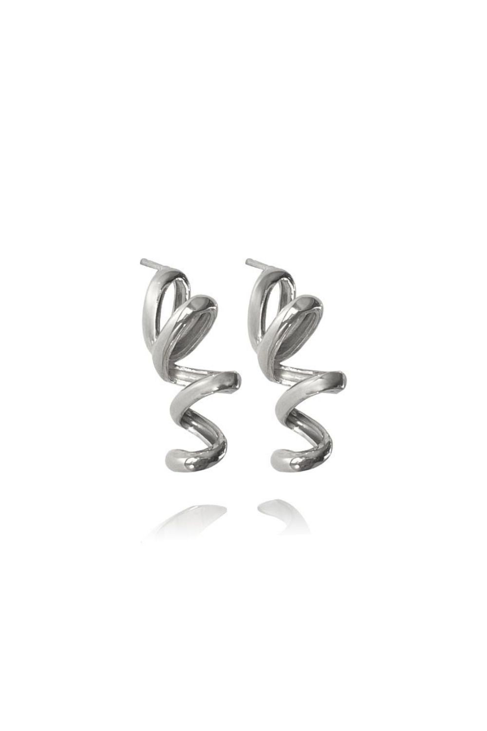 Linya Jewellery-Seta Spiral Gümüş Halka Küpe-Küpe-1-roqelvaxirum.shop