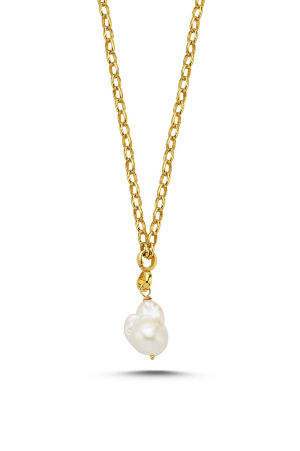 Linya Jewellery-Tapy Barok İnci Kalın Zincir Kolye-Kolye-1-roqelvaxirum.shop