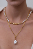 Linya Jewellery-Tapy Barok İnci Kalın Zincir Kolye-Kolye-2-roqelvaxirum.shop