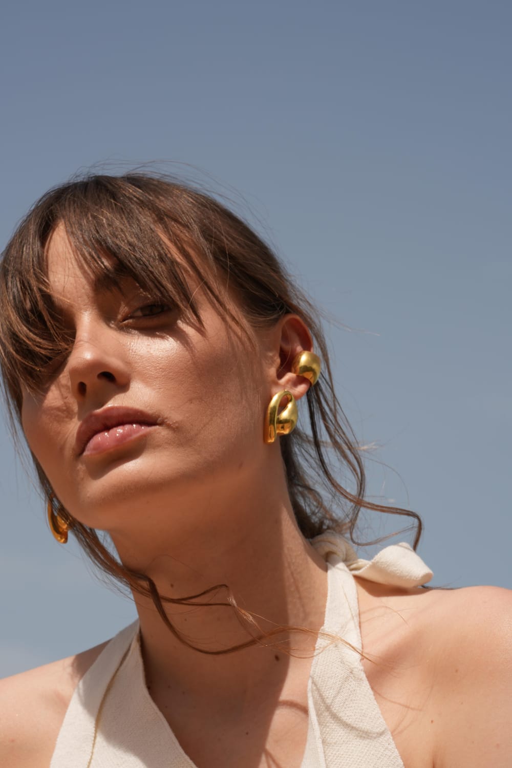 Linya Jewellery-Tina Büyük Midye Küpe-Küpe-6-roqelvaxirum.shop