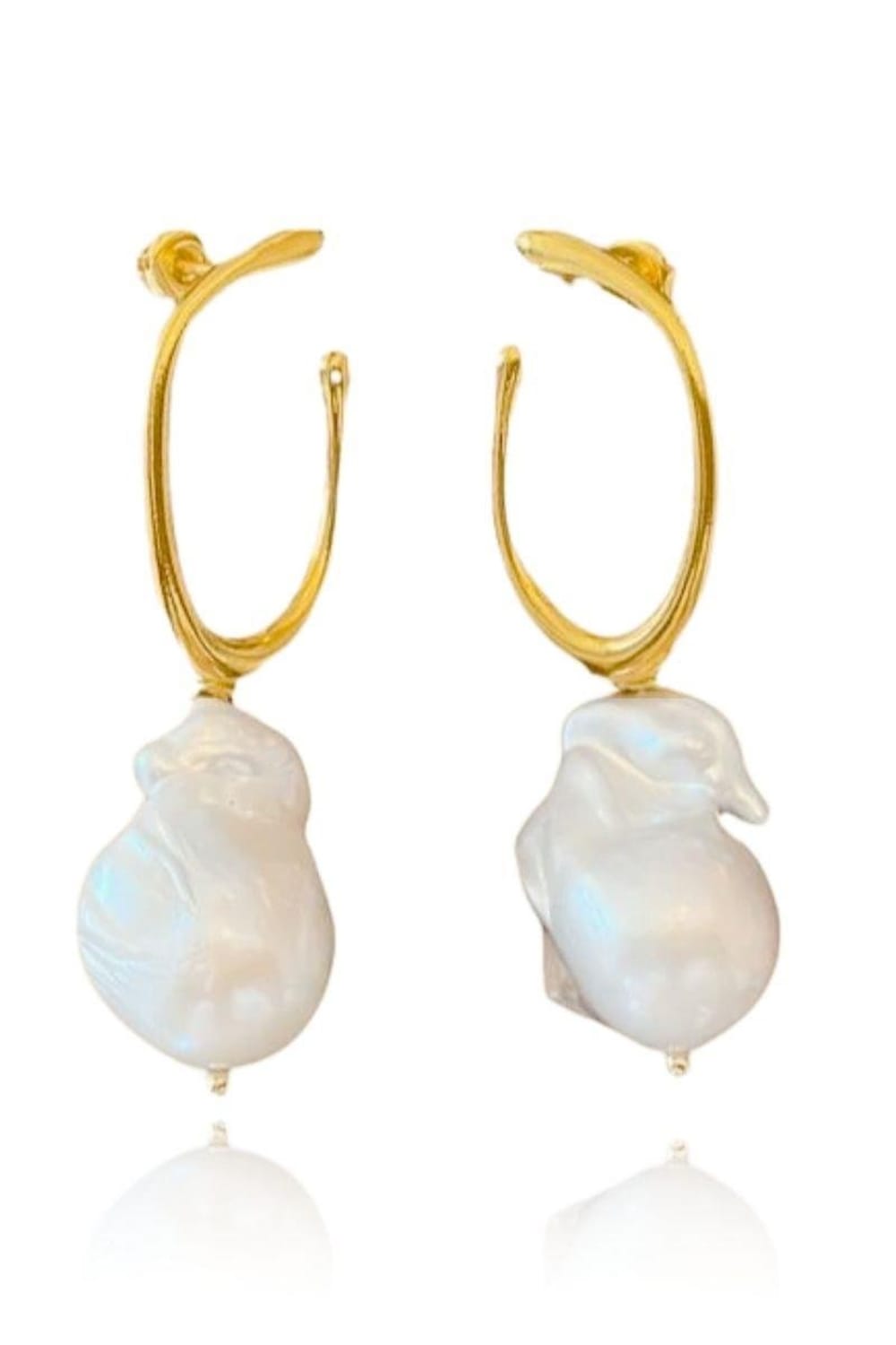 Linya Jewellery-Tiny Büyük Barok İnci Küpe-Küpe-1-roqelvaxirum.shop