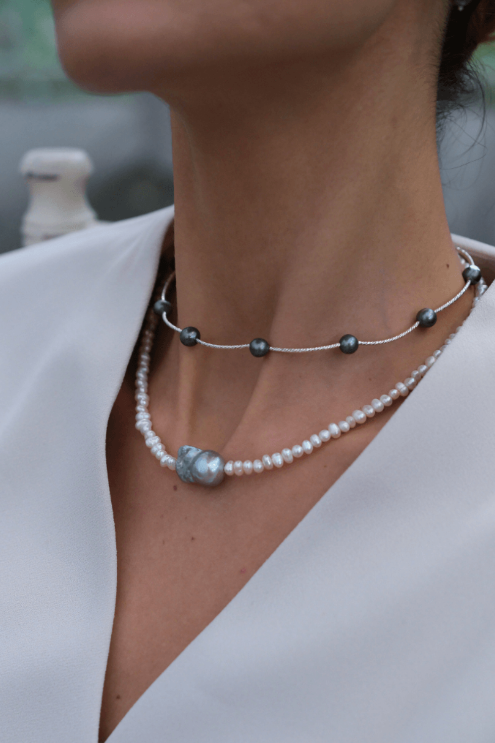 Linya Jewellery-Tohora Siyah İnci Choker-Kolye-2-roqelvaxirum.shop