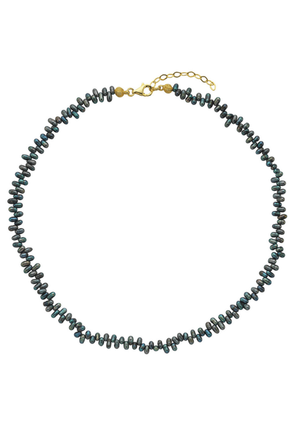 Linya Jewellery-Triton Asimetrik Siyah İnci Kolye-Kolye-1-roqelvaxirum.shop