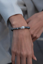 Linya Jewellery-Vola Siyah İnci Bileklik-Bileklik-5-roqelvaxirum.shop