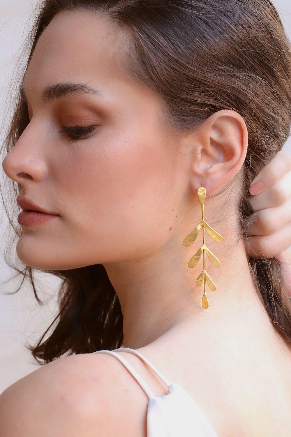 Linya Jewellery-Yaprak Küpe-Küpe-2-roqelvaxirum.shop