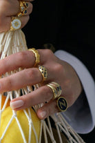 Linya Jewellery-Yıldız Lacivert Taşlı Yüzük-Yüzük-2-roqelvaxirum.shop