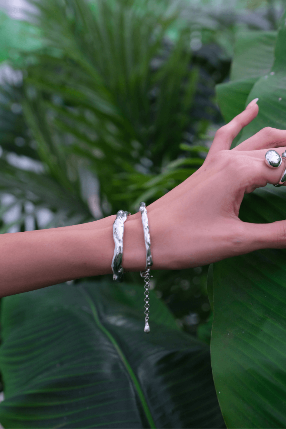 Linya Jewellery-Yira Kelepçe İnci Bileklik Gümüş-Bileklik-3-roqelvaxirum.shop