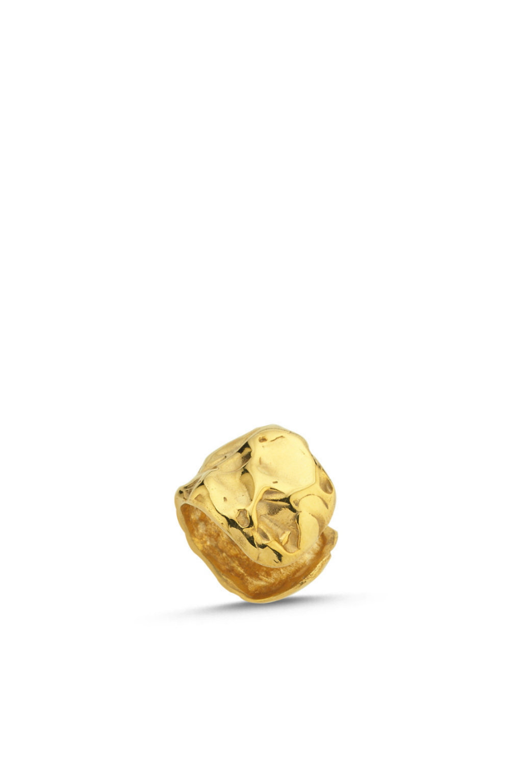 Linya Jewellery-Yora Amorf Kıkırdak Küpe Gold-Küpe-1-roqelvaxirum.shop