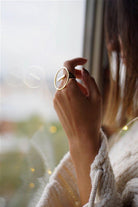 Linya Jewellery-Yuvarlak Şerit Yüzük Gold-Yüzük-3-roqelvaxirum.shop