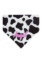 Little Monsters-Cow Print Angel Bandana-Köpek-2-roqelvaxirum.shop