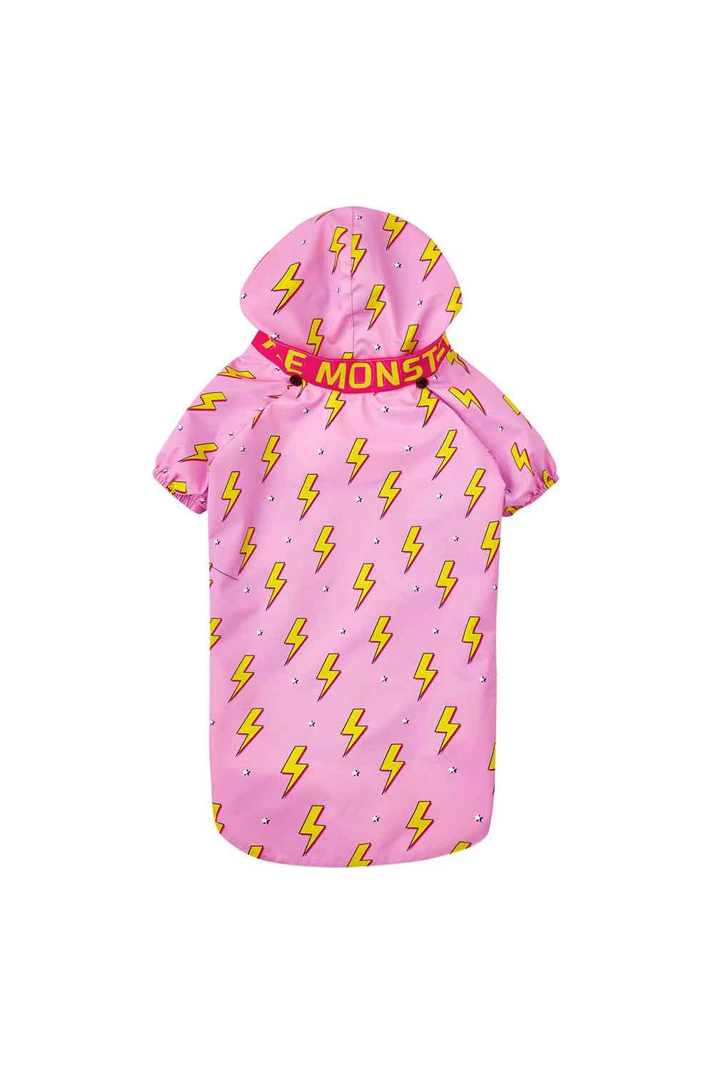 Little Monsters-Pink Flash Yağmurluk-Köpek-1-roqelvaxirum.shop