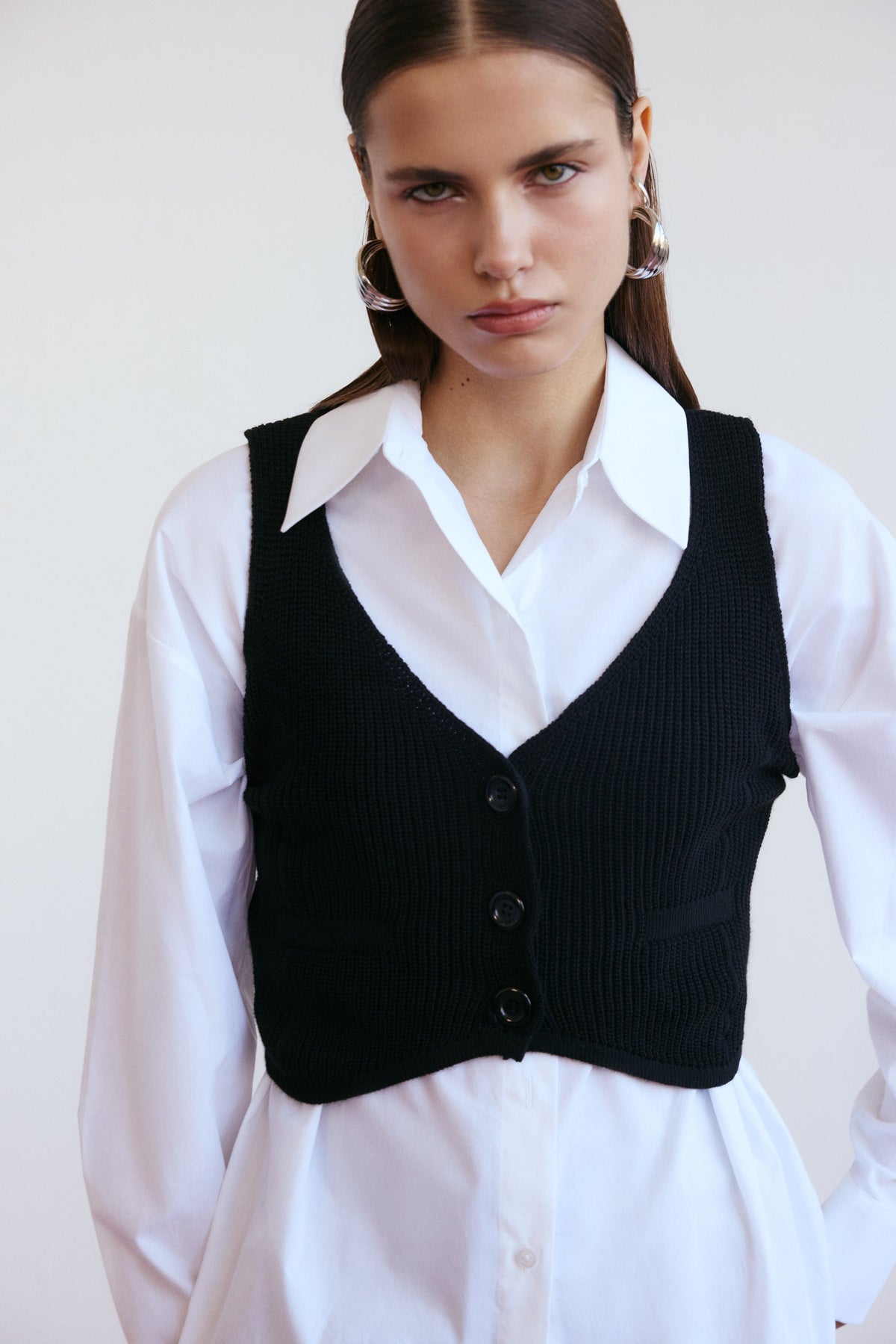 Lucentie-Luce Tricot Vest-Yelek-1-roqelvaxirum.shop