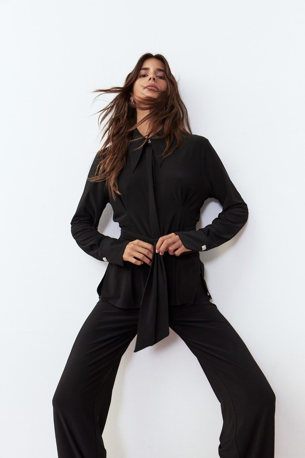 Lucentie-Lulu Black-Gömlek-1-roqelvaxirum.shop