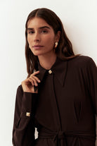 Lucentie-Lulu Brown-Gömlek-1-roqelvaxirum.shop