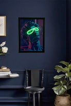 Lujolab.-Modern Sanat Dokunuşu: David Neonlu Duvar Posteri-Duvar Dekorları-1-roqelvaxirum.shop