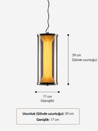 Lumiana-Raleigh Füme Sarkıt (Medium)-Avize-3-roqelvaxirum.shop