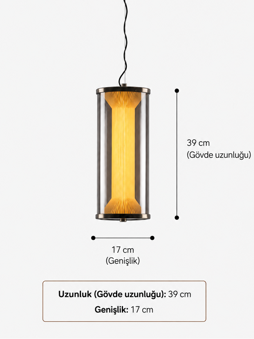 Lumiana-Raleigh Füme Sarkıt (Medium)-Avize-3-roqelvaxirum.shop
