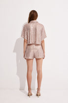 Luna Capsula-Oyster Payetli̇ Şort-Şort-2-roqelvaxirum.shop