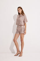 Luna Capsula-Oyster Payetli̇ Şort-Şort-3-roqelvaxirum.shop