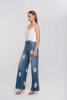 Luna Per Noctes-Disco Ball-Kot Pantolon-2-roqelvaxirum.shop