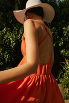 Lunaire Studio-Chery Brandy Rose - Turuncu Mİni Elbise-Elbise-5-roqelvaxirum.shop