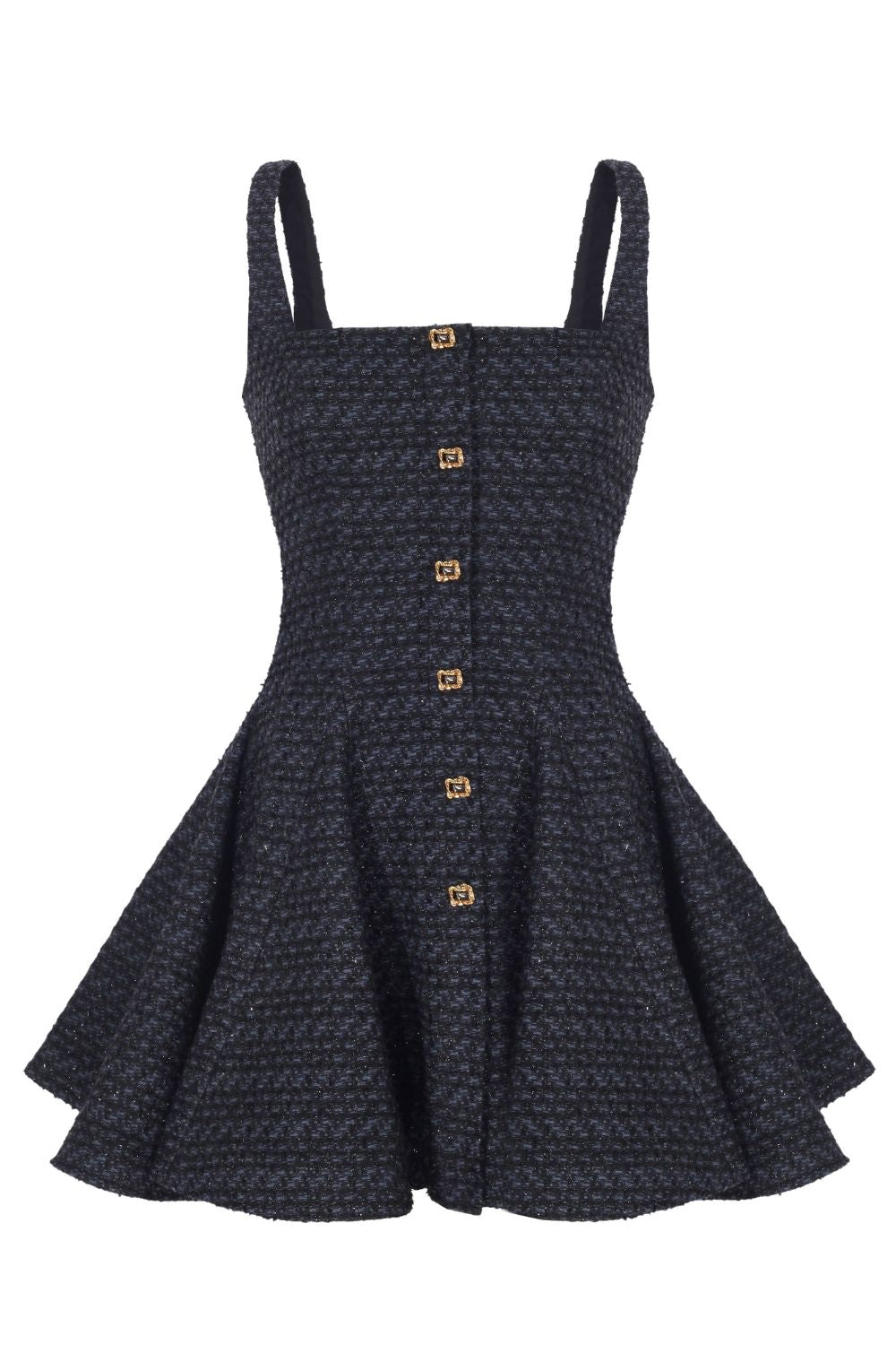 Ivy - Tüvit Volanlı Mini Elbise - 1