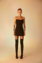 Lunaire Studio-Obsidian - Siyah Mini Elbise-Elbise-1-roqelvaxirum.shop