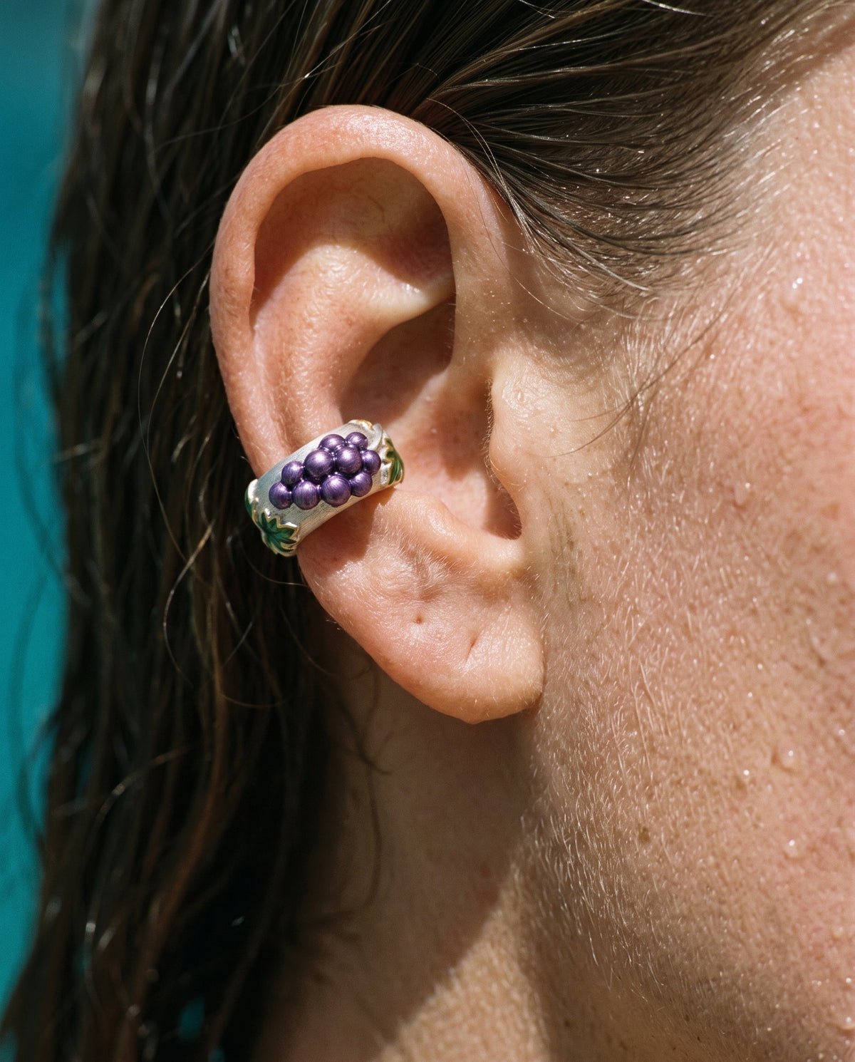 Grape Earcuff