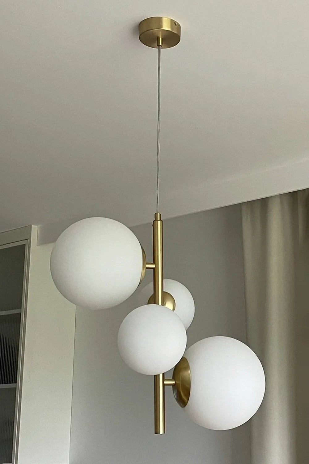 Metanoya Lighting-Floral Sarkıt - Pirinç Kaplama-Avize-6-roqelvaxirum.shop