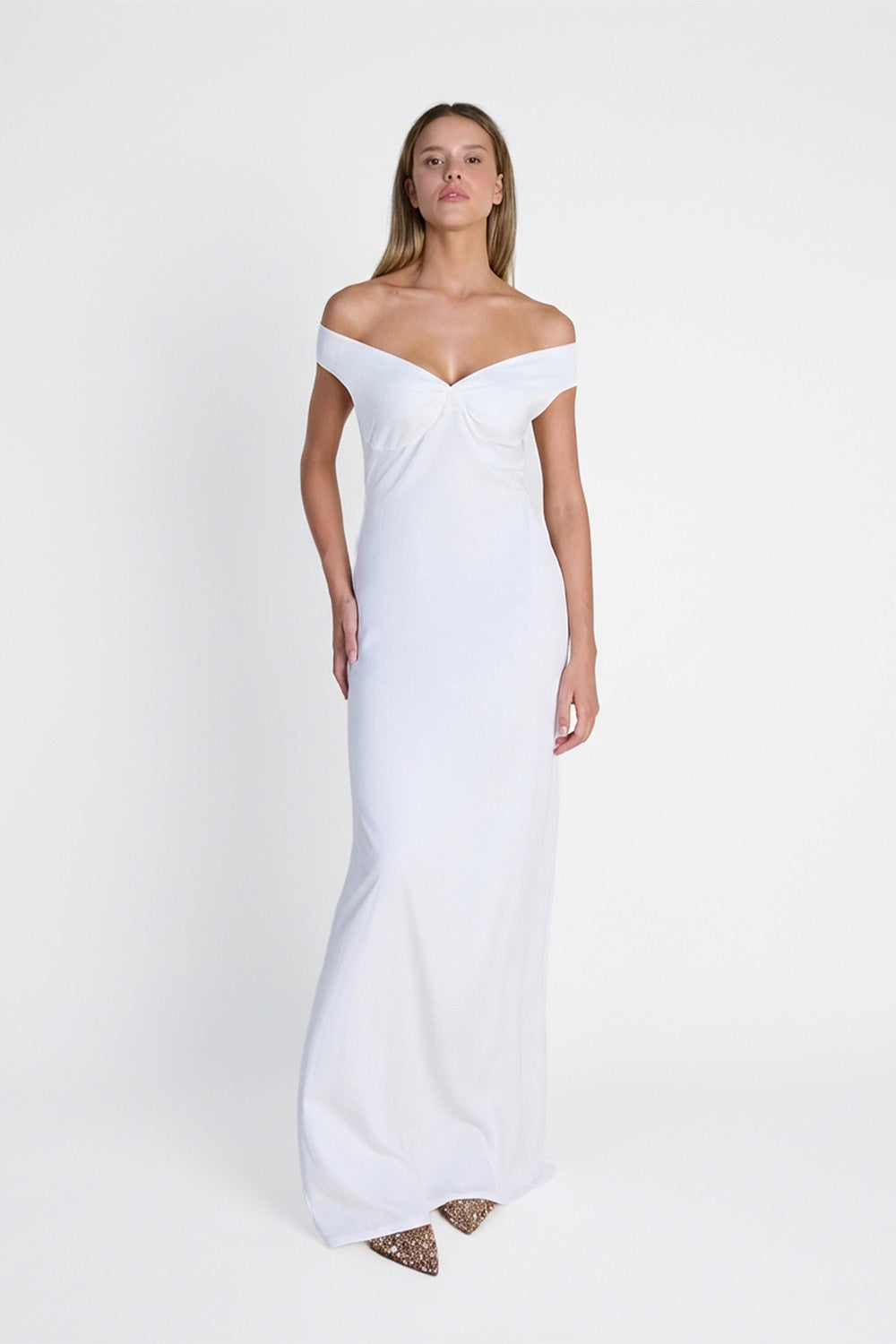Bridget Beyaz Elbise - 2