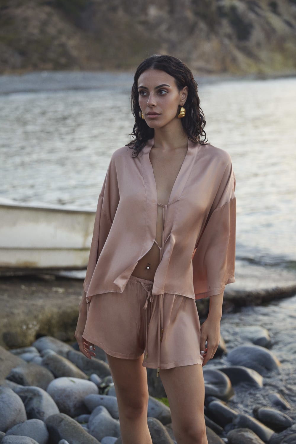 Maies-Lydi̇a Bei̇ge 2 Şort-Şort-3-roqelvaxirum.shop